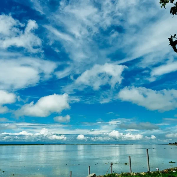 dibrugarh from the bank of brahmaputra