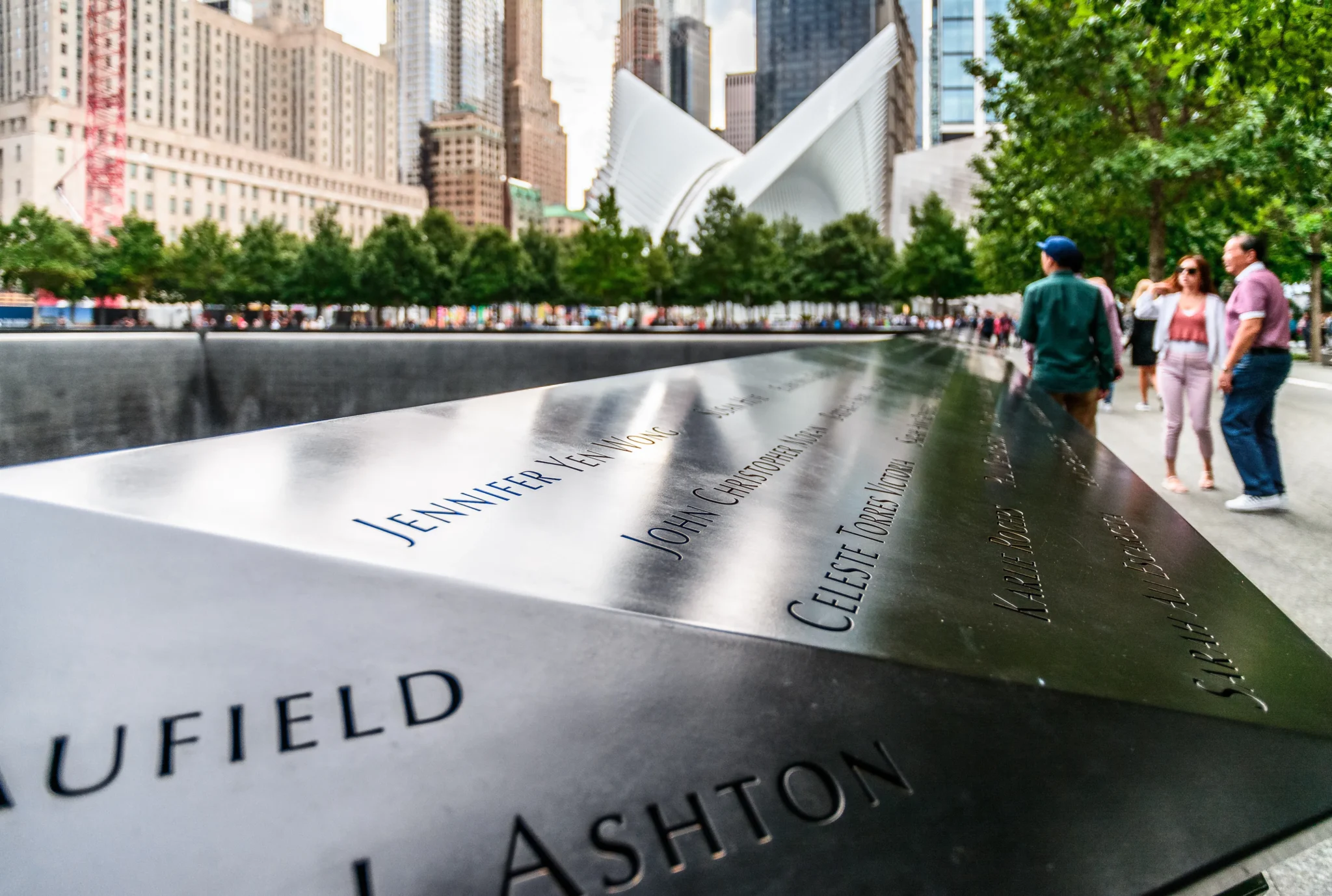 911 memorial in the morning