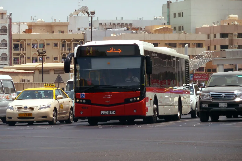 Dubai Bus- Affordable way to reach dubai garden glow