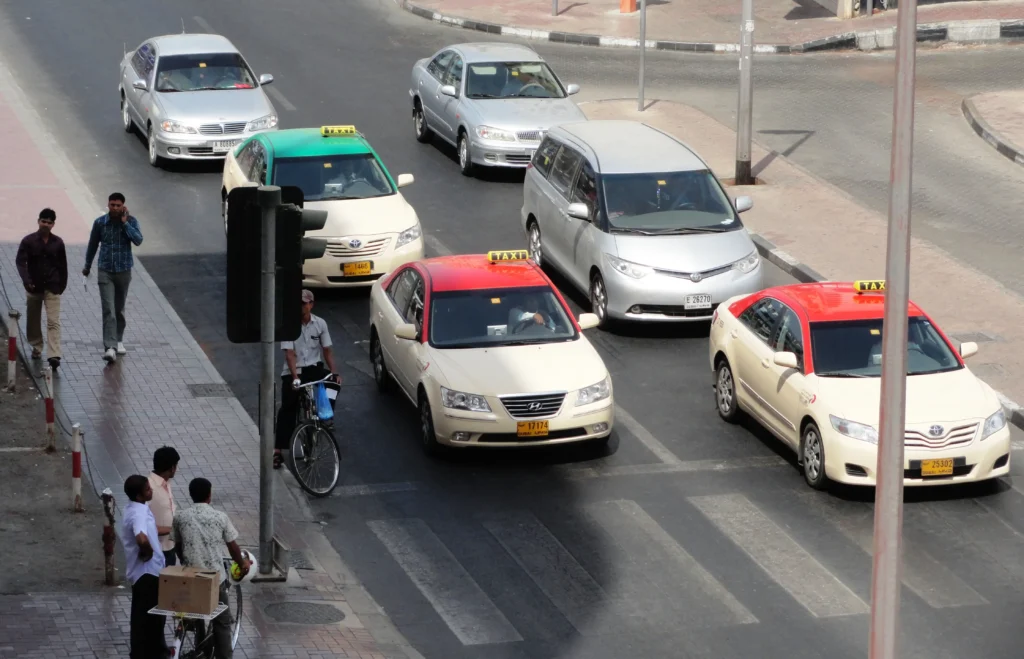 dubai taxi- fastest way to reach garden glow in dubai